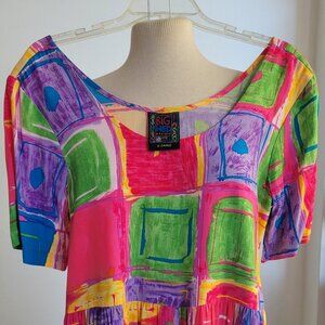 LAST CALL: BIG – HED Beach Resort Tropical  Print Sun Dress (Size: X-Small)